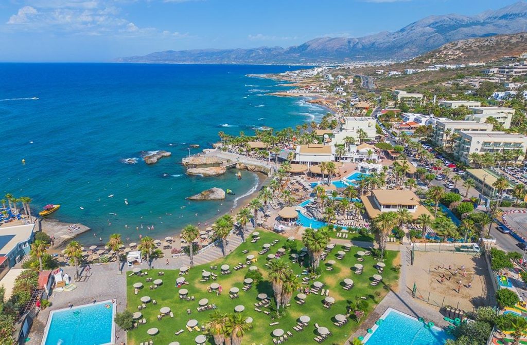 Hersonissos beach, Heraklion, Crete