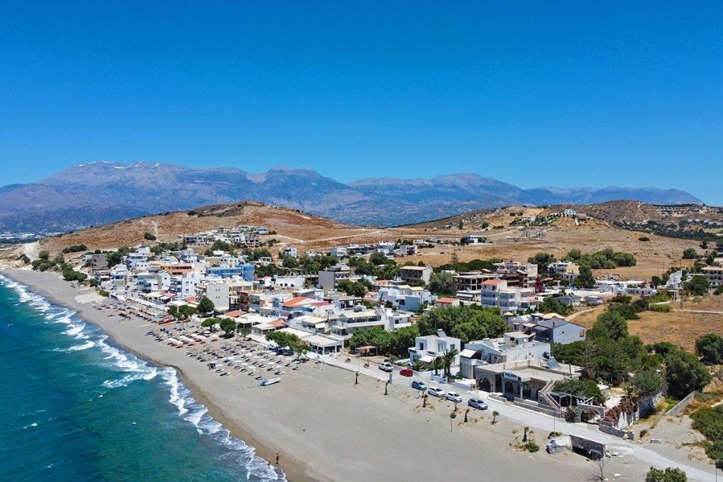 Kalamaki seaside village, Heraklion, Crete