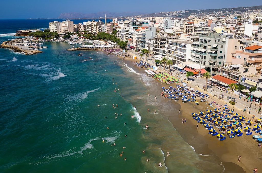 Nea Chora beach and port, Chania, Crete